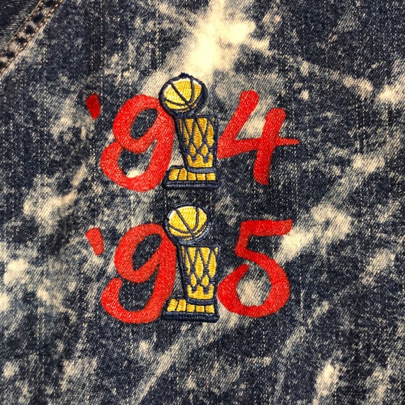 Levi’s Houston Rockets Denim Coaches Jacket - Picture 3 of 5